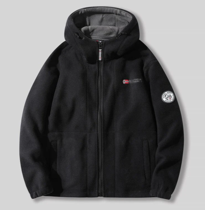 ARCTICGUARD™ DOUBLE-LAYER THERMAL DESIGN + WINDPROOF OUTER SHELL + SHERPA INNER