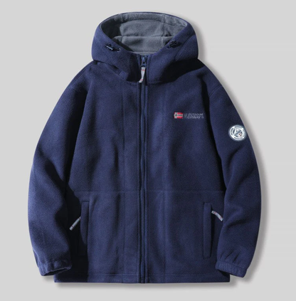 ARCTICGUARD™ DOUBLE-LAYER THERMAL DESIGN + WINDPROOF OUTER SHELL + SHERPA INNER